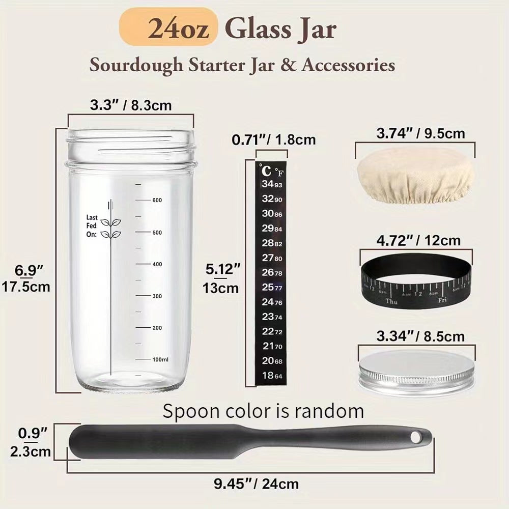 Fermentation Glass Jar with Accessories