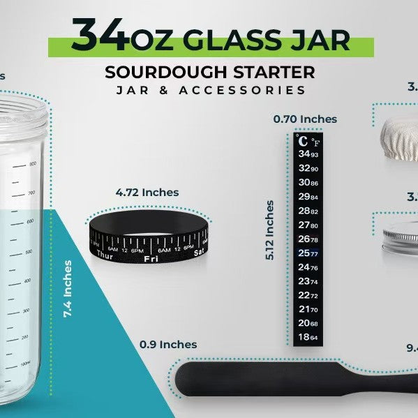 Fermentation Glass Jar with Accessories