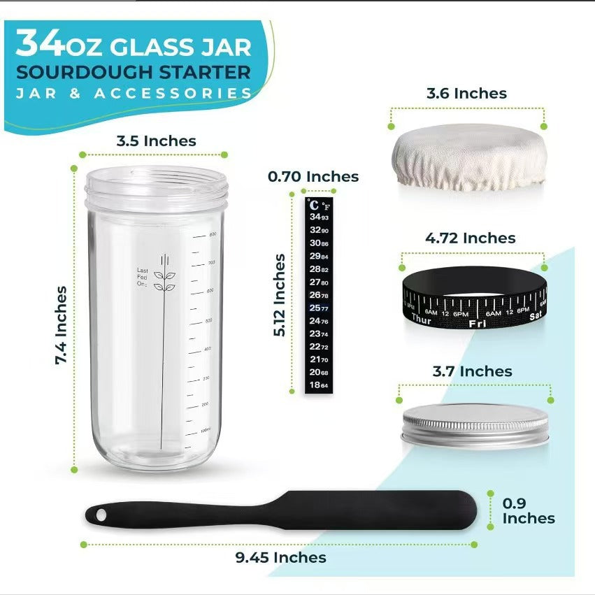 Fermentation Glass Jar with Accessories